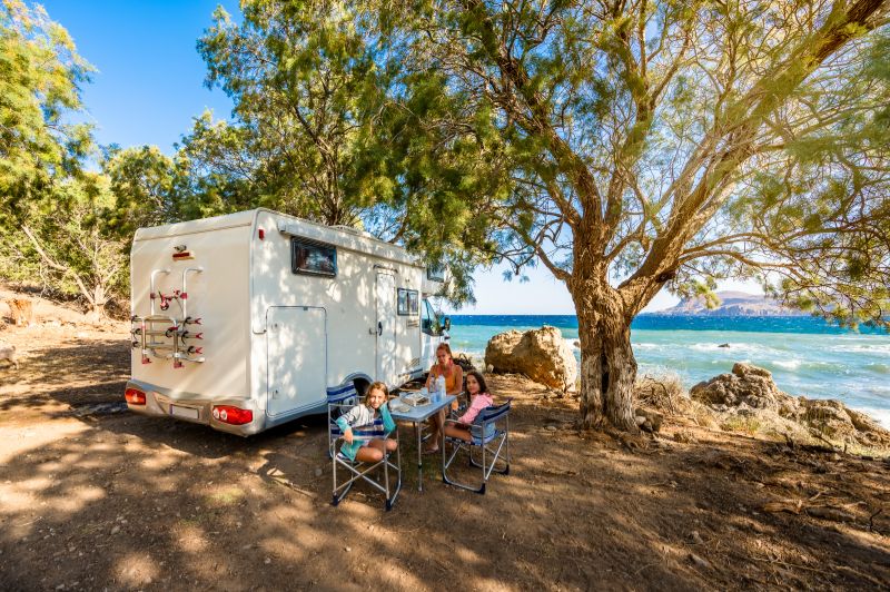 Stellplatz oder Unterkunft, Camping oder Glamping: ein Wohnmobil